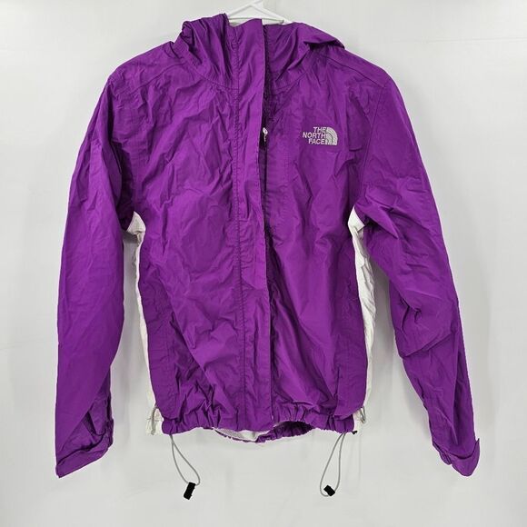 North face wind breaker rain jacket coat purple small womens winter - Picture 1 of 4